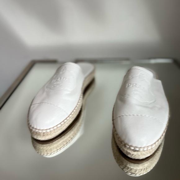 Like new Prada espadrille leather mule 41 $795 - Picture 2 of 9